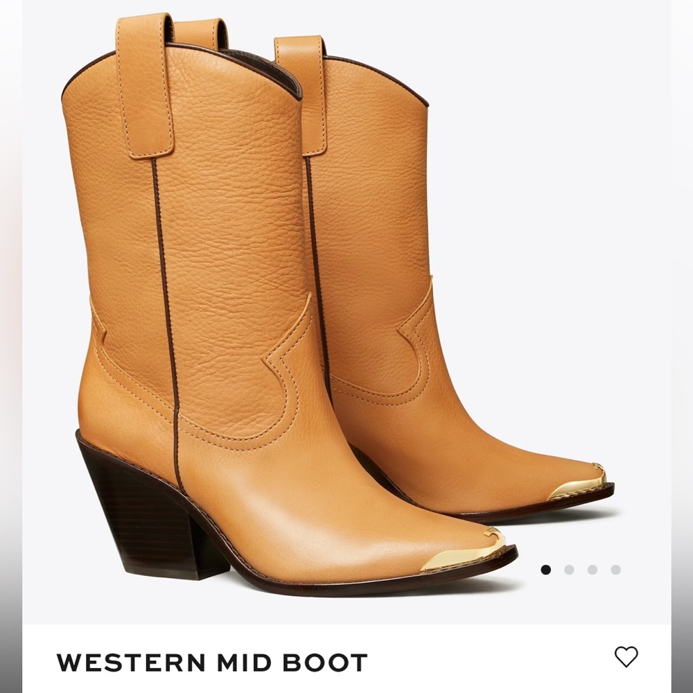 Tory Burch Western Mid Boots